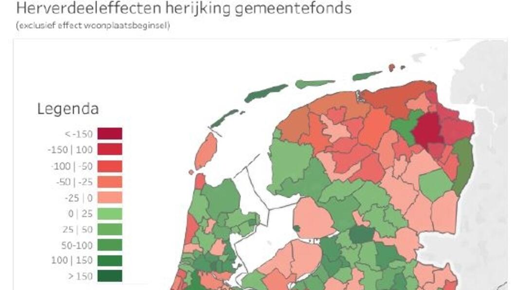 herijking gemeentefonds leidt tot kortingen in Groningen