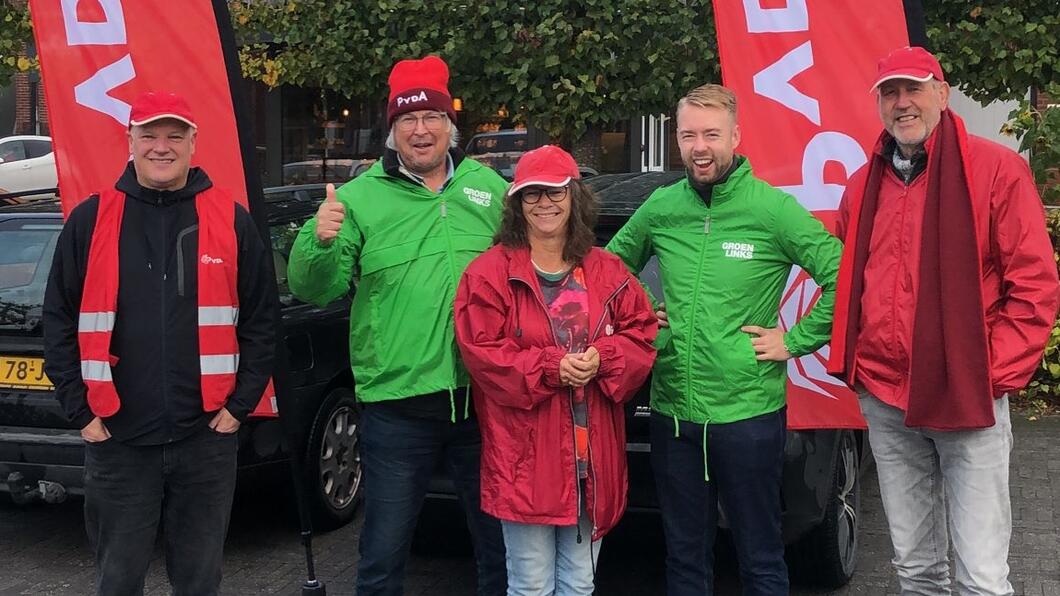 GroenLinks en Pvda op pad in Bedum