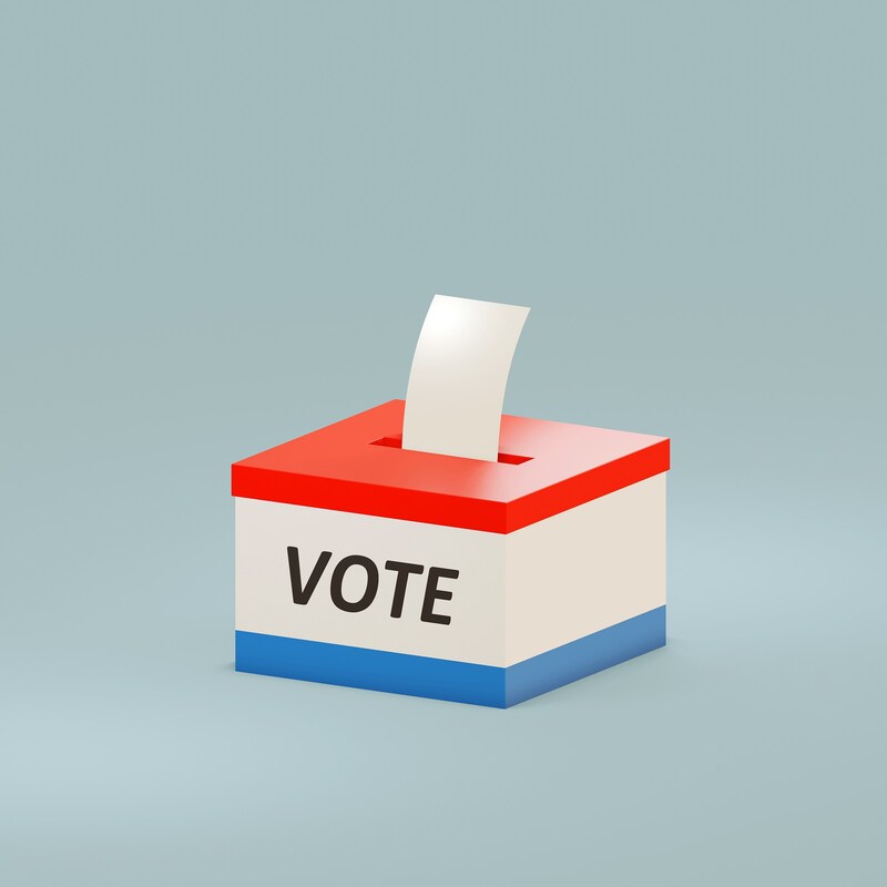 ballot box with dutch flag