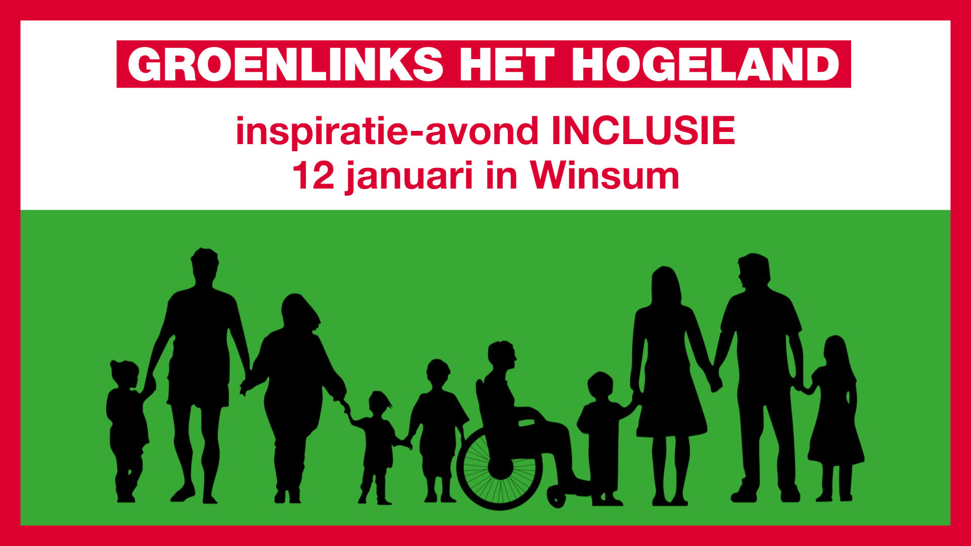 inspiratiesessie over inclusie op 12 januari