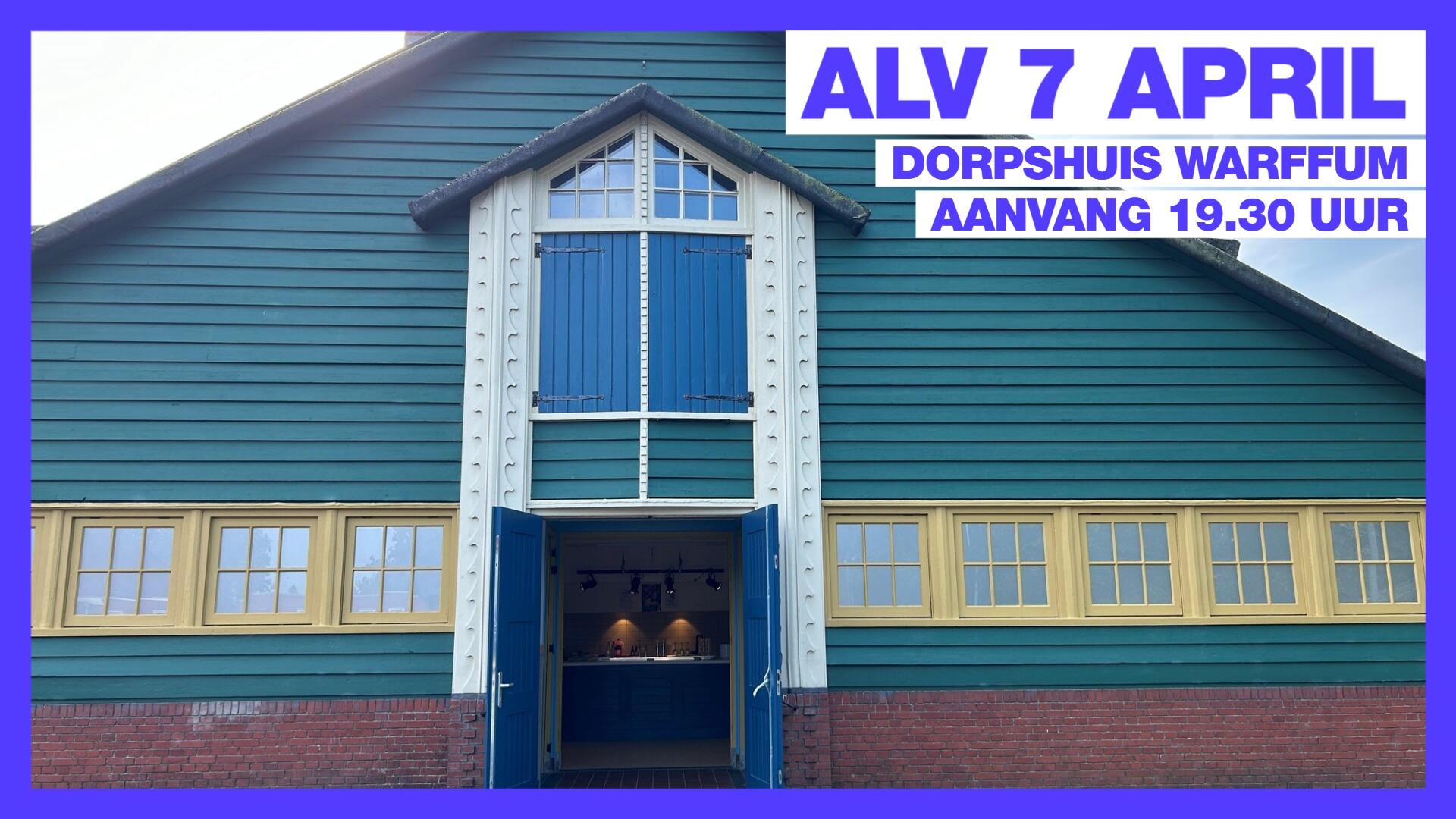 ALV op 7 april