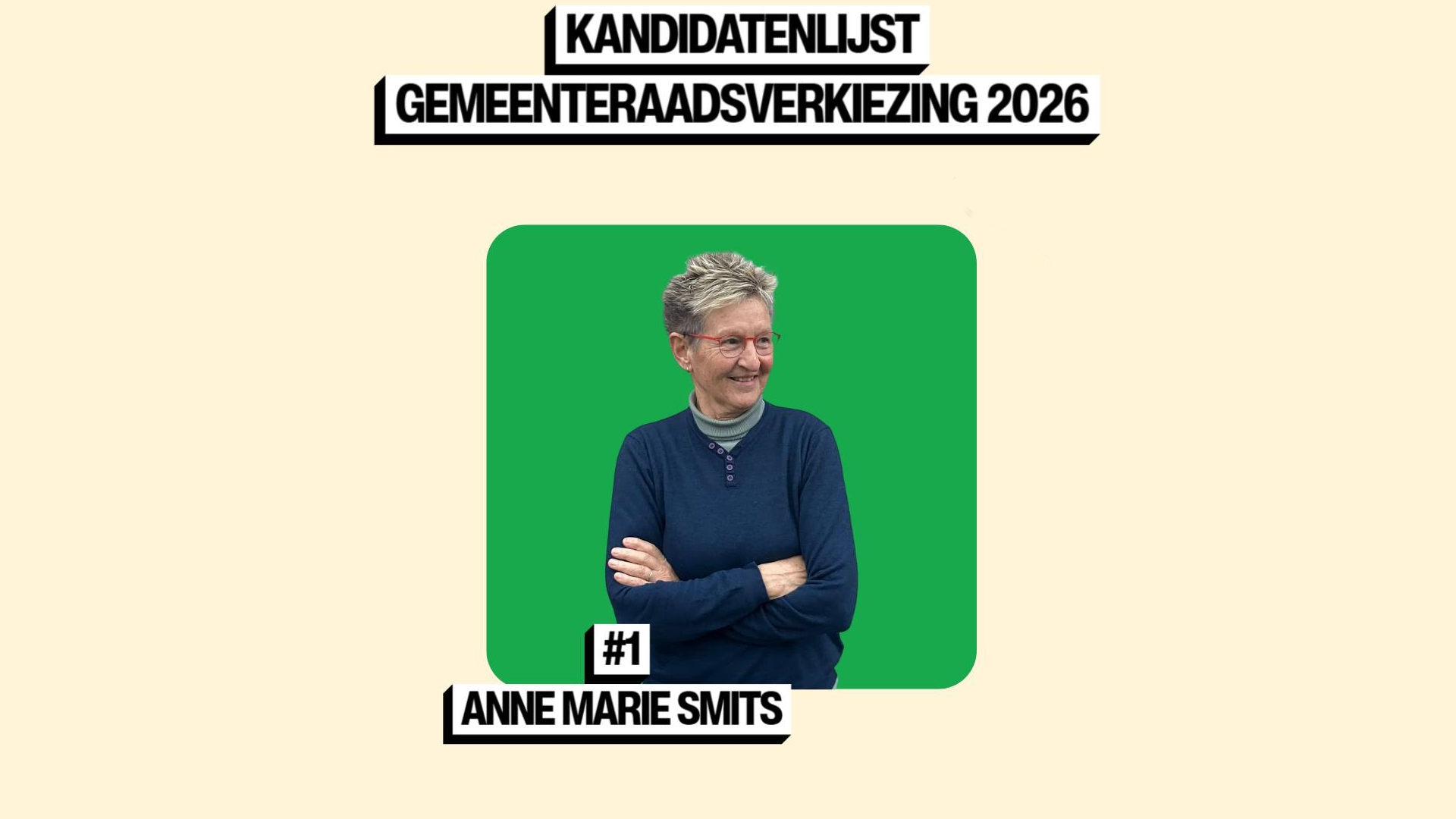 lijsttrekker Anne Marie Smits